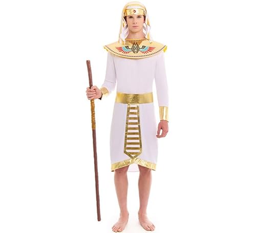 Partilandia | Disfraz de Faraón Egipcio para hombre (Talla L)