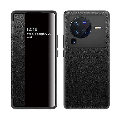Protection antichoc Vivo X80 Pro avec fermeture magnétique et rabat slim