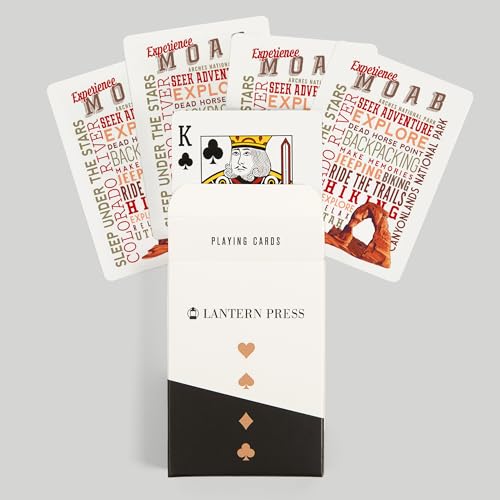 Lantern Press Experience Moab, Utah, 52 cartas poker miniatura 6