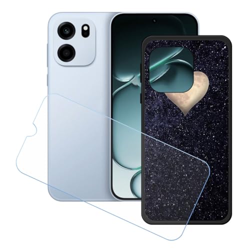 BMPNLSZ �K�p OnePlus Turbo 6V�p+HD�����K���X�ɓK�����ėpTPU�P�[�X�A�V���J�Q���P�[�X�o���p�[�ی�o�b�N�P�[�X-OnePlus Turbo 6V�p�ɓK����9�d�x�X�N���C�u�h�~�X�N���[���v���e�N�^(6,78") - LH52