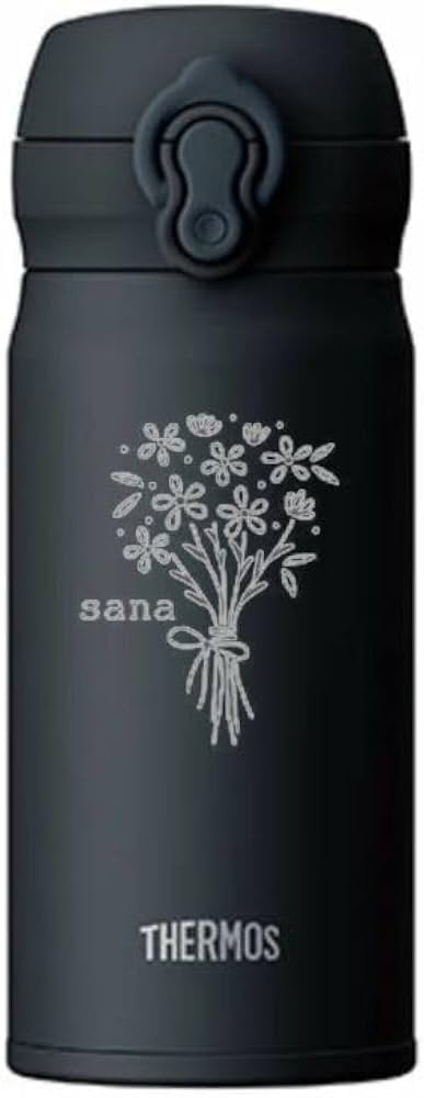 Amazon | サーモス 花デザイン水筒 名入れ無料 350ml 500ml ブラック Amazon | サーモス 花デザイン水筒 名入れ無料 350ml 500ml ブラック