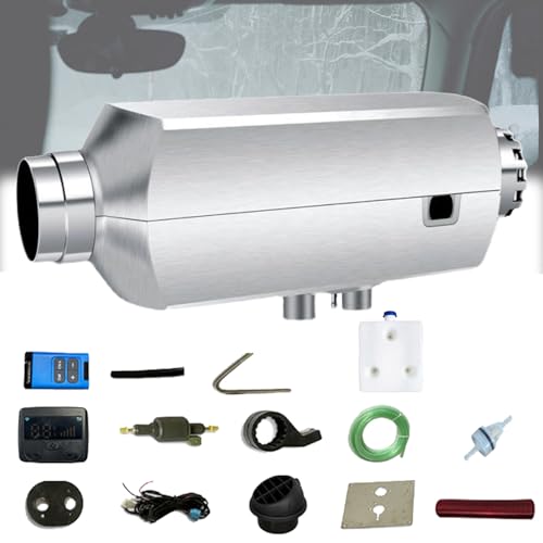 12v 8kw Riscaldatore Diesel Da Parcheggio, Riscaldatore Ad'Aria Diesel Con Lcd E Telecomando, Basso Consumo Energetico, Perfetto Per Camper,Macchine,12V