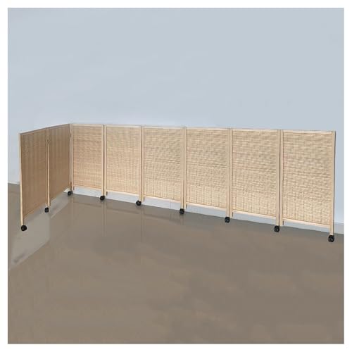 Paravent amovible et portable marron clair pour structurer l'espace sans percer