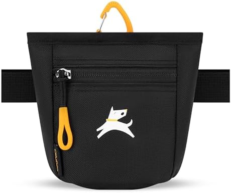 OllyDog Goodie Treat Bag, Dog Treat Pouch, Waist Belt Clip for Ha...