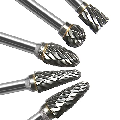Set de 10 fresas rotativas de carburo y metal miniatura 4