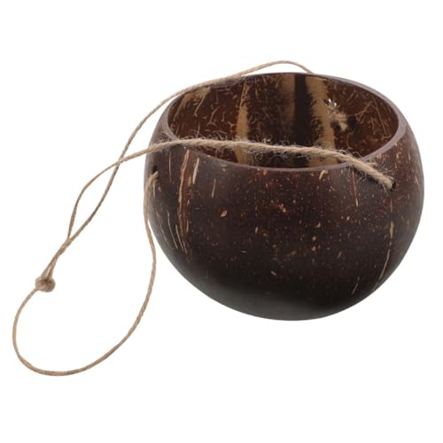 ZUNOXAZ Colgante Natural de de con Cuerda Maceta Suspendida para Interior y Exterior Decoración de Jardín Porche y Patio