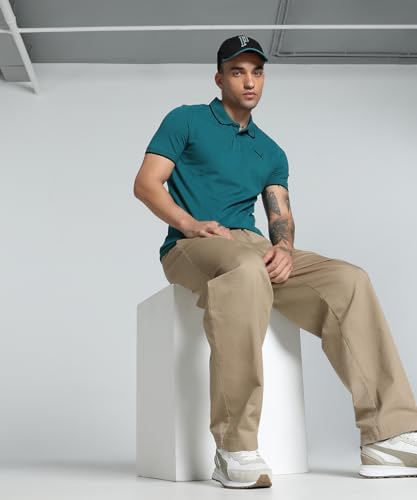 Image of Puma Men's Solid Slim Fit T-Shirt