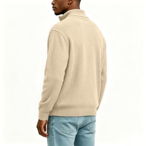 Aswuknt Men's Corduroy Jacket Full Zip Up Spring Fall Jackets with Pockets - image 3