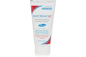 Maximum Strength 1% Hydrocortisone Anti-Itch Cream for Sensitive Skin