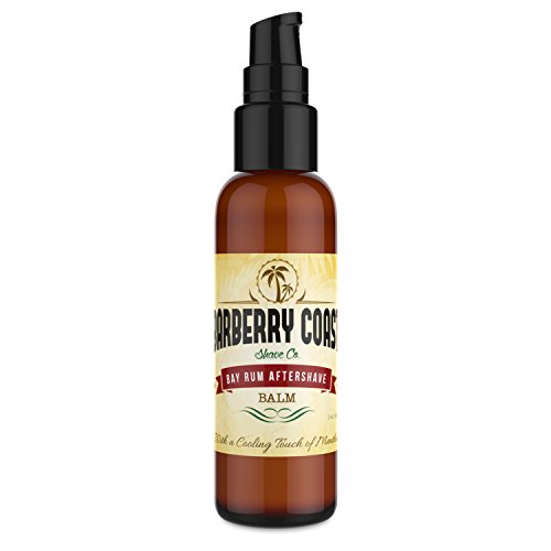 BAY RUM Aftershave Balm - 2oz. Premium Shave Lotion - Handcrafted with Authentic Bay Oils from Dominica Republic in the Caribbean - Perfect for travel - Natural and Pure Ingredients