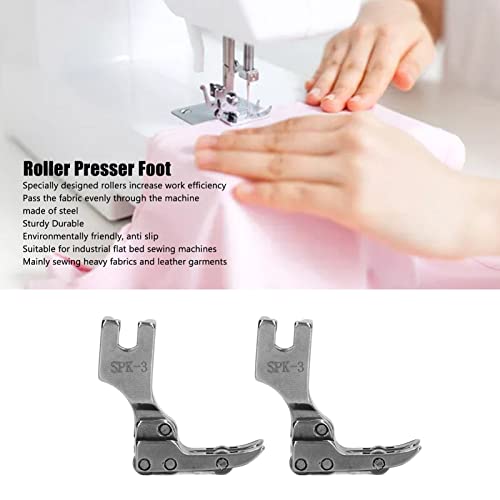 Pie Roller para máquina de coser industrial, 2 unidades miniatura 2