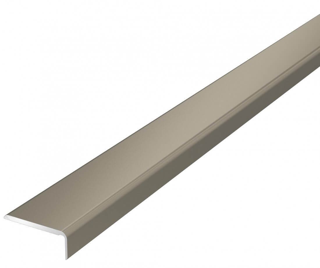Tmw Profiles Anodized Titan Self-Adhesive Oak Walnut Threshold 1M Door Stops End Laminate Floor Edge Strip Trim (Anodized Titan)