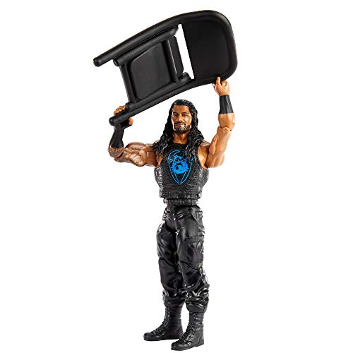​Wwe Wrekkin Series 7 Roman Reigns 6 In Action Figure With Punching Action Gripping Hands And Bendable Chair Accessory Poseable 6 In Gift For Ages 6 Years Old And Up #TOP1