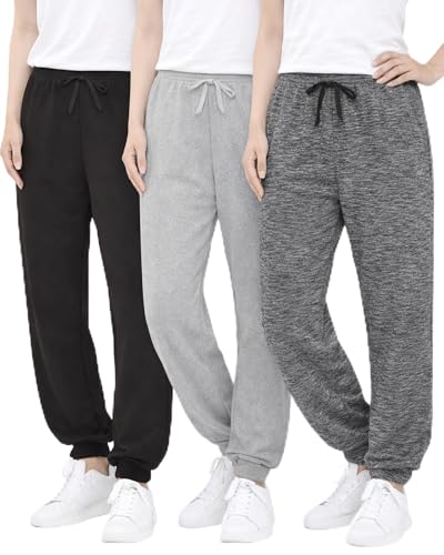Sweet Hearts Girls Sweatpants - 3 Pack Joggers