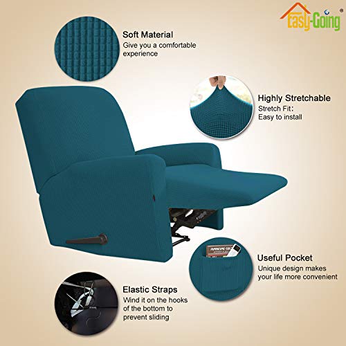 image for Easy-Going Recliner Stretch Sofa Slipcover Sofa Cover 4-Pieces Furnitu