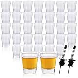 GBACHOOSE 36er Set Schnapsgläser, 50ml klares Schnapsglas mit Heave-Boden...