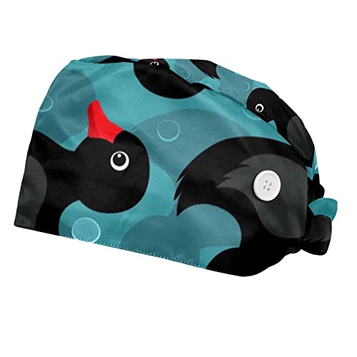 Chapeaux bouffants JDEZ réglables pour retenir les cheveux longs et stopper la transpiration