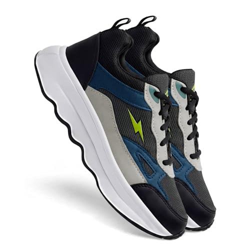Image of BRUTON Men's Running Shoes Lightweight & Stylish Sports Shoes for Men |Cushioned Lace-Up Sports Shoes