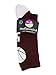 MadSportsStuff Basketball Logo Athletic Crew Socks, Medium - Maroon/White