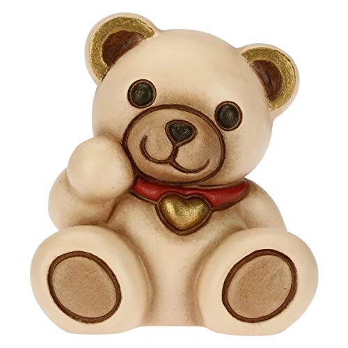 DIMENSIONI - 5x4,2x5,5h cm THUN - Mini Tiny Teddy - Ceramica - h 5,5 cm - Linea I Classici