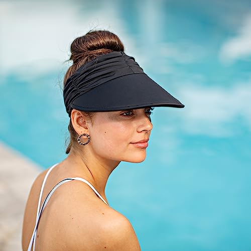 Visera de sol para mujer Panama Jack ajustable y liviana miniatura 3