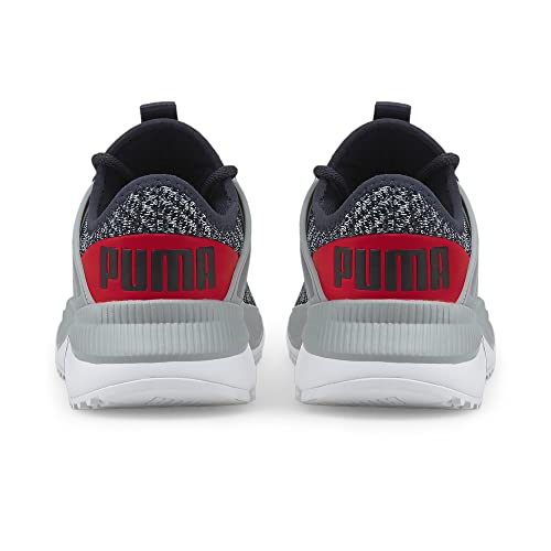 PUMA Pacer Future Doubleknit Sneaker, Parisian Night-Quarry-High Risk Red, 4.5 US Unisex Big Kid3