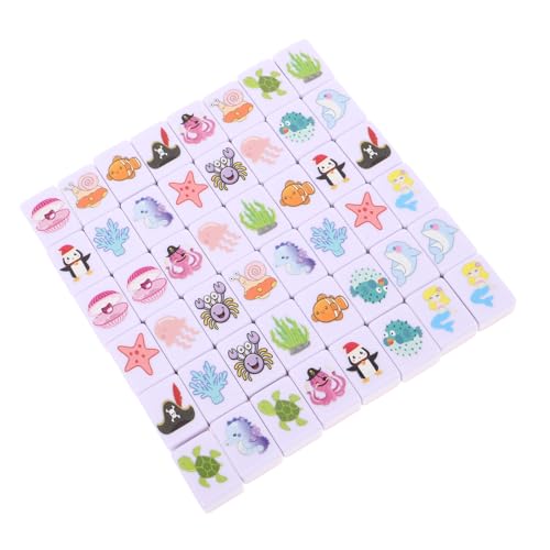 Jeu de Mahjong Animaux Marins YARNOW, le cadeau de Noël original en coffret compact 2 joueurs