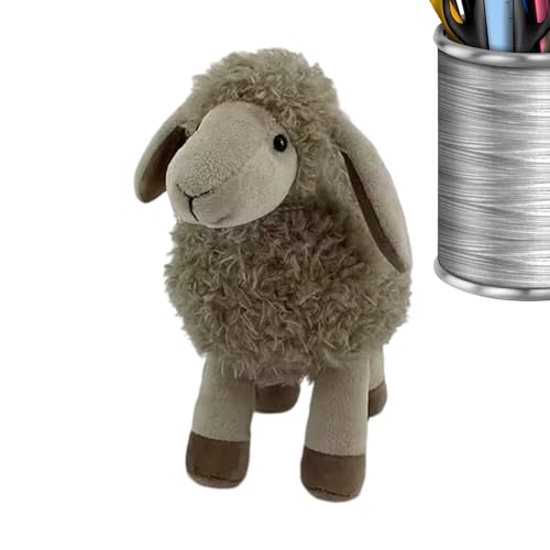 caiduos Peluche - Muñeca de Colección de Oveja Suave y Portátil | Juguetes De Peluche Pequeños - para Niños, Niñas, Cumpleaños, Navidad, San Valentín, Pascua, Interior, Escritorio, Sofá,