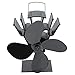 Ventilatore termico per stufa a legna, 4 pale Eco Friendly per stufa a legna, per legna da ardere