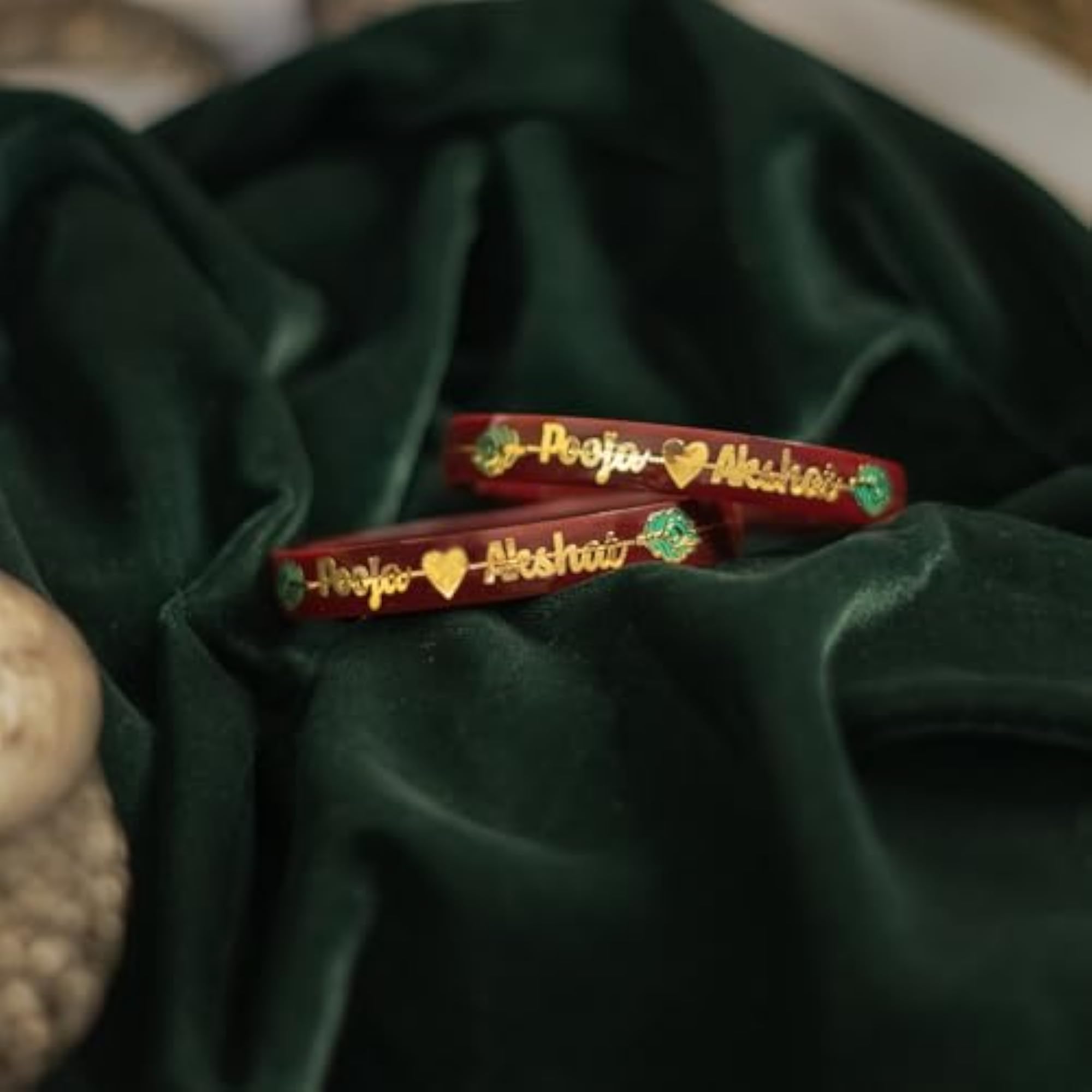 Women's Customized 22kt Yellow Gold Pola Bangles