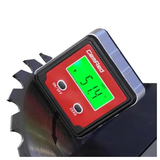 GemRed 82412 Mini Digital Level Angle Gauge Angle Finder Protractor Inclinometer Aluminum Framework with Magnet