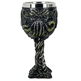 alikiki Cthulhu Stainless Steel Wine Goblet - 7oz Cthulhu Merchandise Octopus Sea Monster Chalice Drinking Cup D&D Gaming Party Halloween Decorations Birthday Gifts for Men Boy