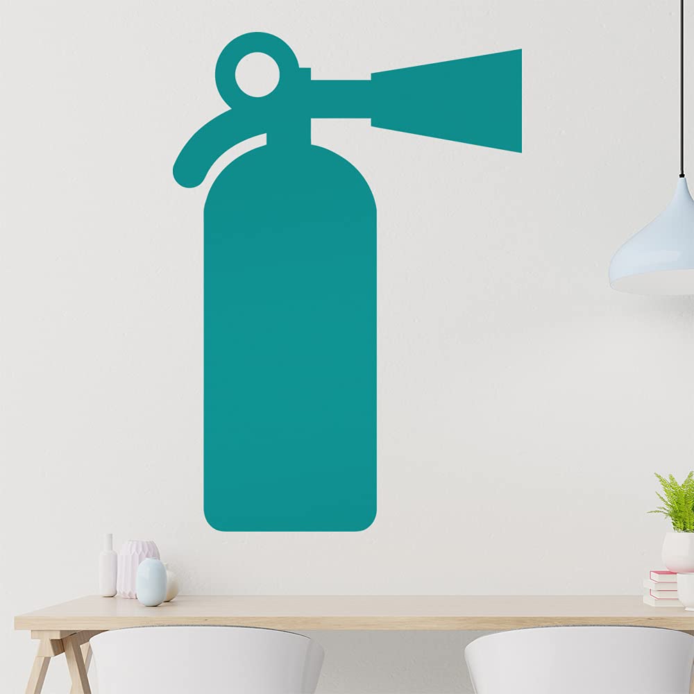 Adesivo Murale Estintore – Kiwistar, 6 Misure Disponibili, Pellicola Autoadesiva Sagomata Made In Germany - 2