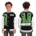 Minecraft Jacket, Creeper Boys Jacket, Gamer Bomber Jackets For Boys, Gaming Clothing, 7