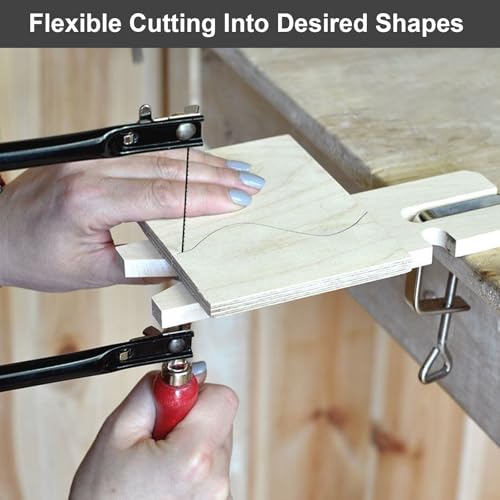 24 Stück Laubsägeblatt, 130 mm Laubsäge Laubblatt Juweliersäge Laubsäge Spirallaubsägeblätter, Laubsägeblätter Set Nr. 1/2/3/4/5/6/7/8 für Holz Kunststoff Metall