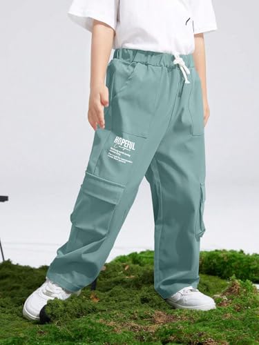 Image of TAGAS Boys Boys Side Pocket Cargo Pant || Cargo Pants|| Regular Slim Cargo for Kids ||Relaxed Trouser ||Pant for Boys ||Boy Loose Comfortable Cargo ||Boys Joggers||