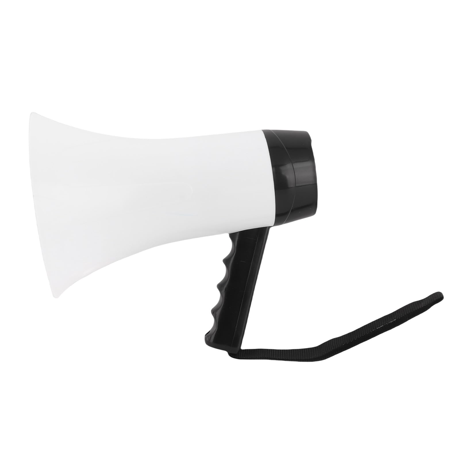 Altoparlante Portatile a Tromba con Megafono con Potenza 30 W, Registrazione 300 S, Distanza di Trasmissione 500 M, Funzione Sirena, Design Portatile, Materiale Duraturo - Ideale