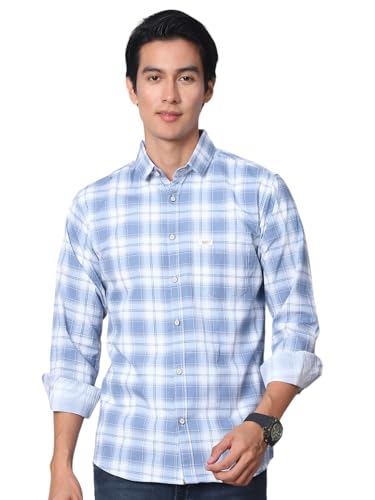 Image of Majestic Man Men Box Checkered Slim Fit Cotton Casual Shirt