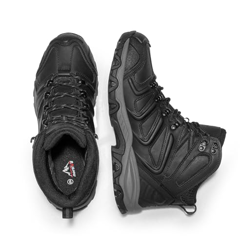 Image of NORTIV 8 Men's Ankle High Waterproof Hiking Boots Outdoor Lightweight Shoes Trekking Trails Armadillo