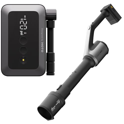 HOTO Leaf Blower Cordless 720 CFM & Mini Bike Tire Pump