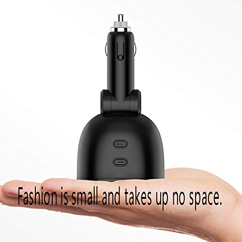 Caricabatteria per Auto, Ricarica USB per Auto - Caricabatterie 2USB - Accendisigari Auto per Un Minuto Due - Ricarica Rapida