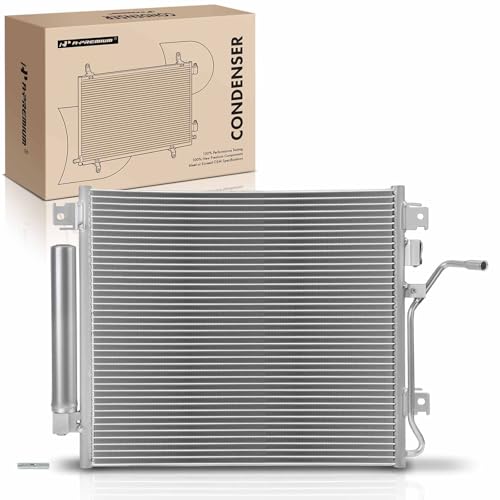 A-Premium Air Conditioning A/C Condenser Compatible with Jeep Liberty 2008-2010 3.7L & Dodge Nitro 2008-2009 3.7L 4.0L, with Transmission Oil Cooler by A-Premium - Used condition - US$35.65
