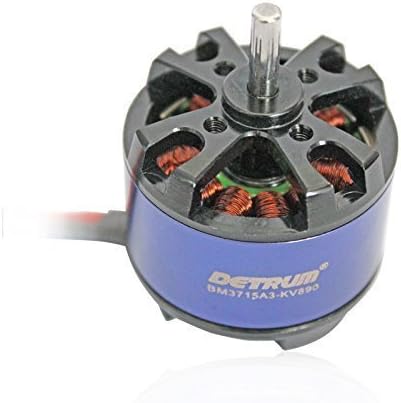 Dynam detrum 3715 brushless Outrunner KV890 Motor for Dynam P-51 Mustang, T-28 and Spitfire 1200mm RC Airplanes