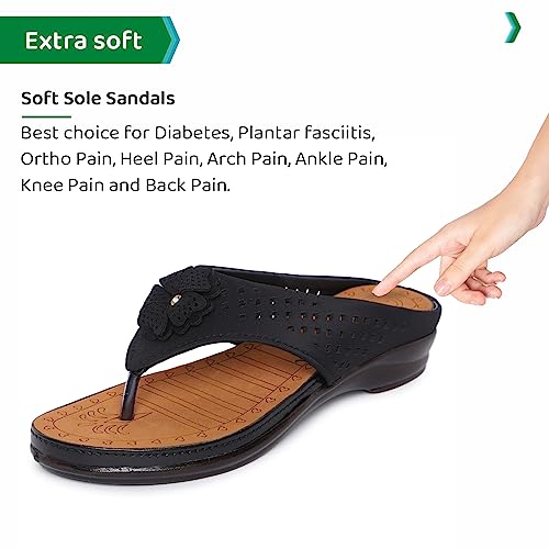 Image of ORTHO JOY Fancy doctor slippers | Soft chappal for women | Comfortable Footwear for women