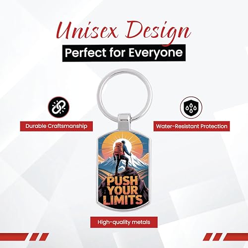 Image of Premium Printed Metal Keychain for Men & Women | High-Definition Artwork Print | Durable Key Ring for Car, Bike, Home & Office Keys | Stylish Decorative Key Holder Gift