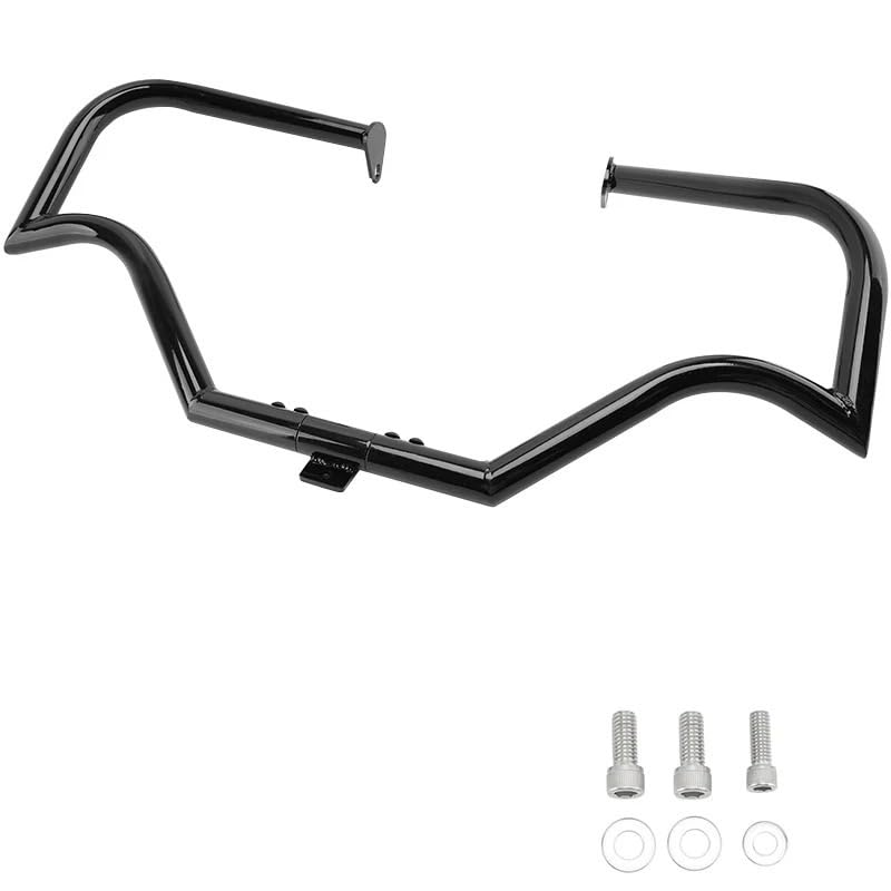 Pare-chocs de protection moteur moto pour les longs voyages en Touring Road King 1997-2008 noir