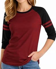 Maroon & Black Striped Raglan