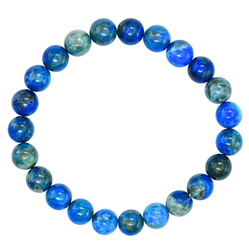 Image of Certified Lapis Lazuli Bracelet for Women Men with Healing Crystal | Gemstone Beaded Bracelet for Balance, Harmony & Positive Energy