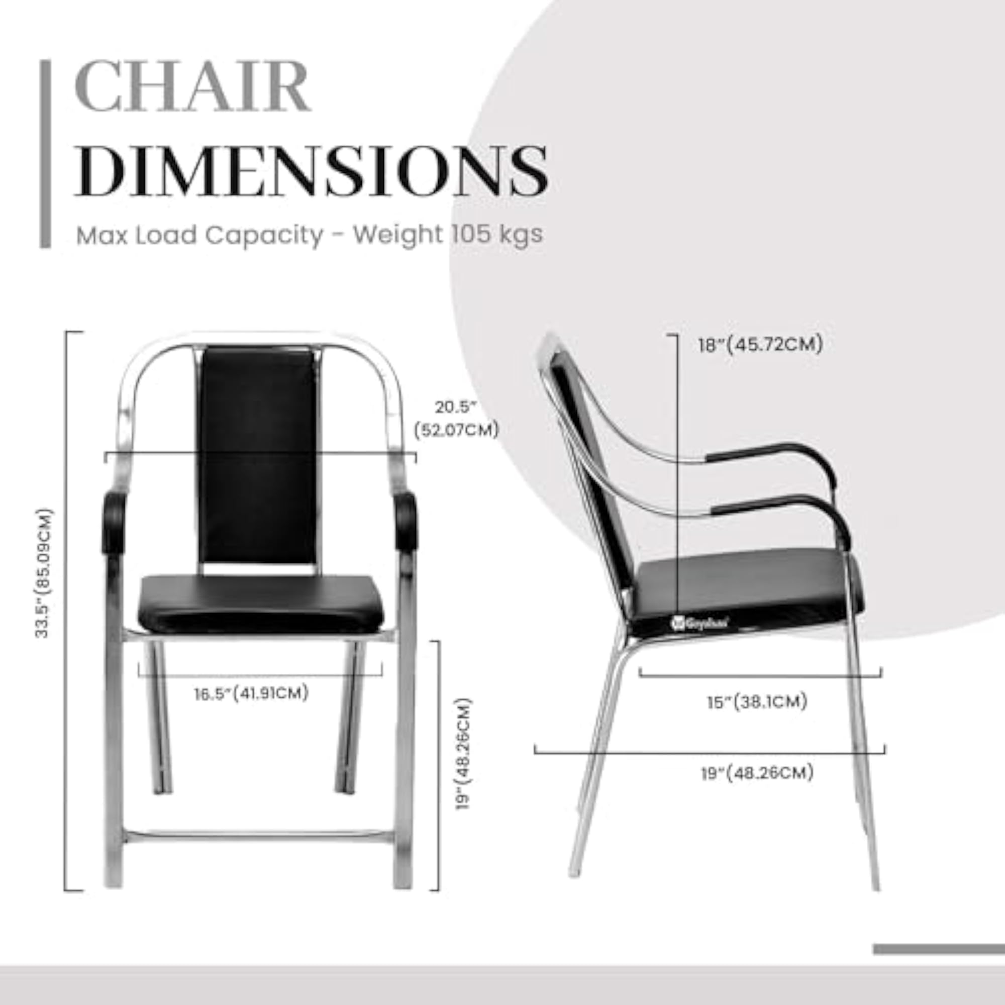 Comfortable Office Chair with Armrest
