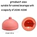 Funny Boobs Canning Lids,Adult Titty Shape Beer Bottle Can Cap Topper for Wedding,Bachelor Party,Nightclub Decoration